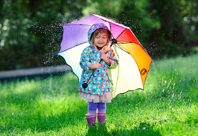 Как подобрать зонт для ребенка	