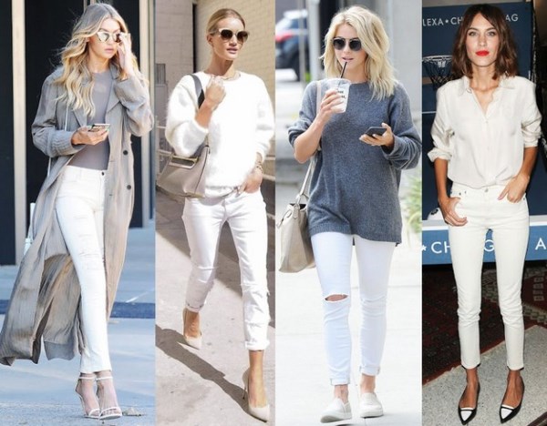 Модные белые джинсы 2020
