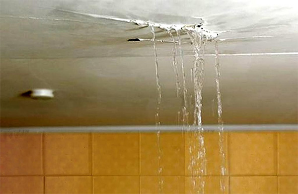 Гидроизоляция потолка в ванной