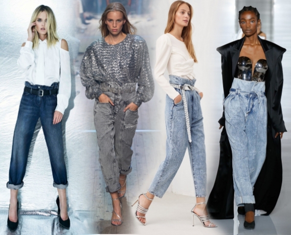 Модные джинсы с завышенной талией 2020