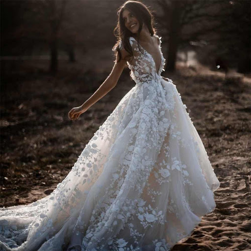 Богемное свадебное платье